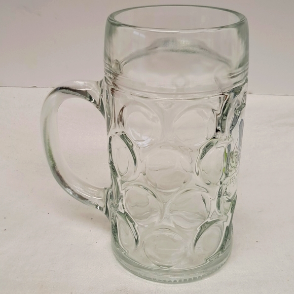 Vintage "Steam Whistle " OVERSIZED dimpled glass beer stein - Picture 7 of 7
